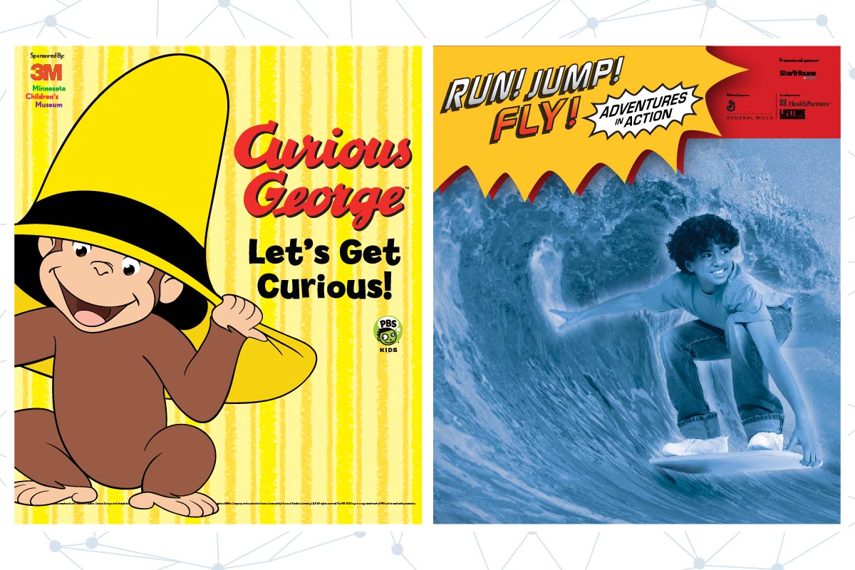 Curious George: Let’s Get Curious & Run! Jump Fly! Adventures in Action