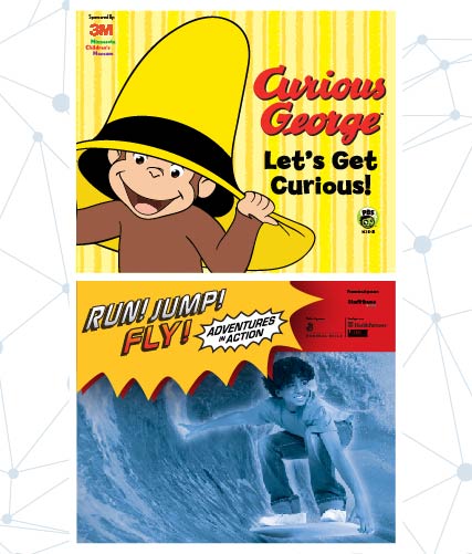 Curious George: Let’s Get Curious & Run! Jump Fly! Adventures in Action